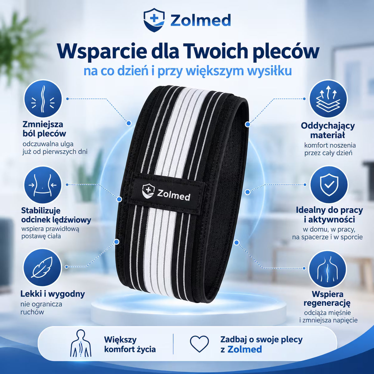 Zolmed™ – Terapeutyczny pas lędźwiowy